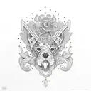 Cherry tattoo design idea