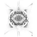 rinnegan blackout tattoo design idea