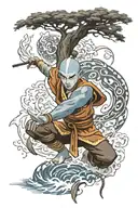 Avatar Last Airbender tattoo design idea
