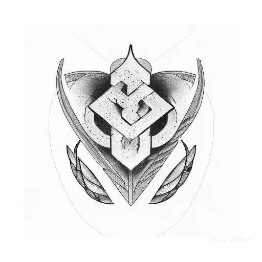 create a tattoo with table, bread and wine tattoo design idea