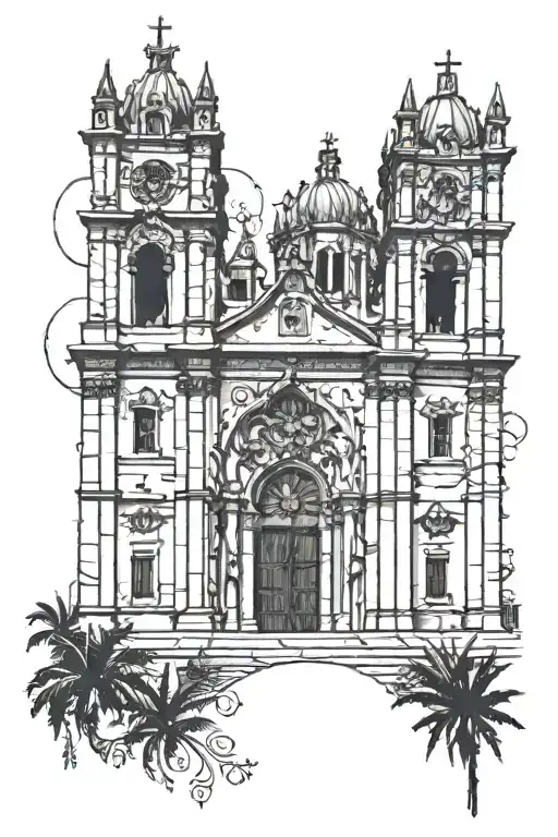 catedral santiago dominican Republic, Piloto Dominican Republic, NYC tattoo design idea