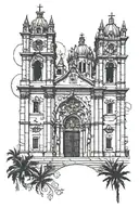 catedral santiago dominican Republic, Piloto Dominican Republic, NYC tattoo design idea