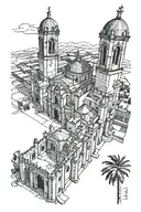 catedral santiago dominican Republic, Piloto Dominican Republic, NYC tattoo design idea
