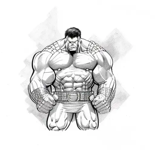 Marvel Comics Juggernaut vs Colossus  tattoo design idea