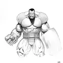 Marvel Comics Juggernaut vs Colossus  tattoo design idea