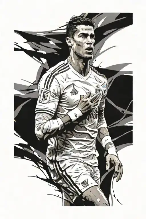 Cristiano Ronaldo tattoo design idea