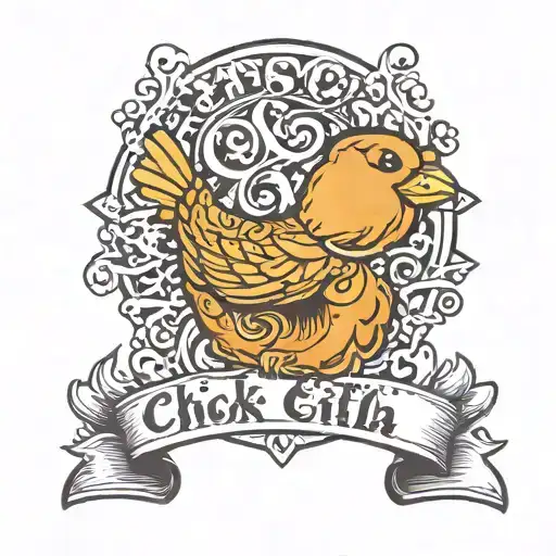 chick-fil-a tattoo design idea