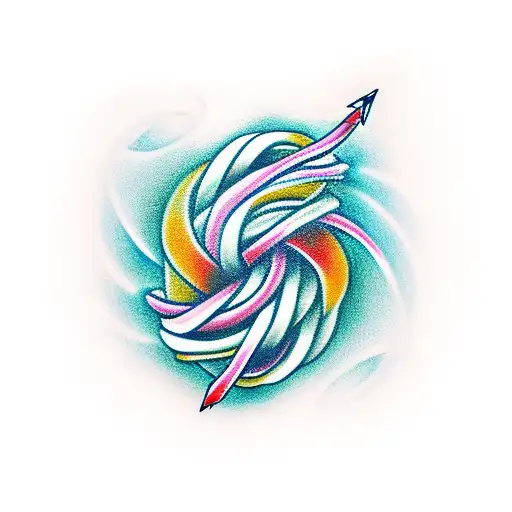 gallows knot tattoo design idea