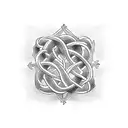 gallows knot tattoo design idea