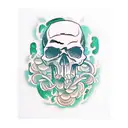 skull miner  tattoo design idea