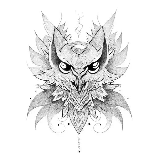 fenix tattoo design idea