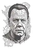 michael myers tattoo design idea