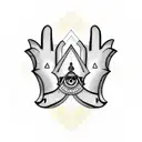 Hamsa Symbol tattoo design idea