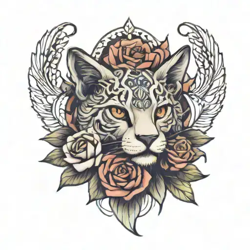 arya rose tattoo design idea