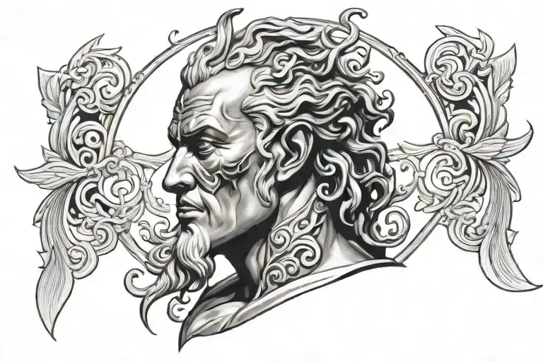 Greek God Morpheus greek god tattoo design idea