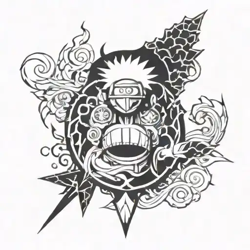 naruto curse mark tattoo design idea