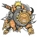 naruto curse mark tattoo design idea