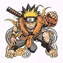 naruto curse mark tattoo design idea