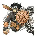 naruto curse mark tattoo design idea