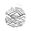 three sisters mountains tattoo design idea