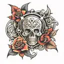 hotwife symbol incorporating elements tattoo design idea