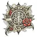 hotwife symbol incorporating elements tattoo design idea