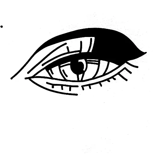 Evil Eye tattoo design idea