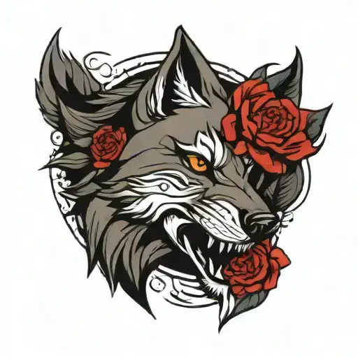 lobos tattoo design idea