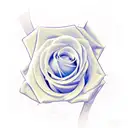 Christian Cross, Virgin Mary, Roses tattoo design idea