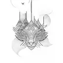 juice box tattoo design idea