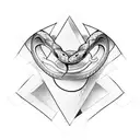 Charming snake tattoo design idea