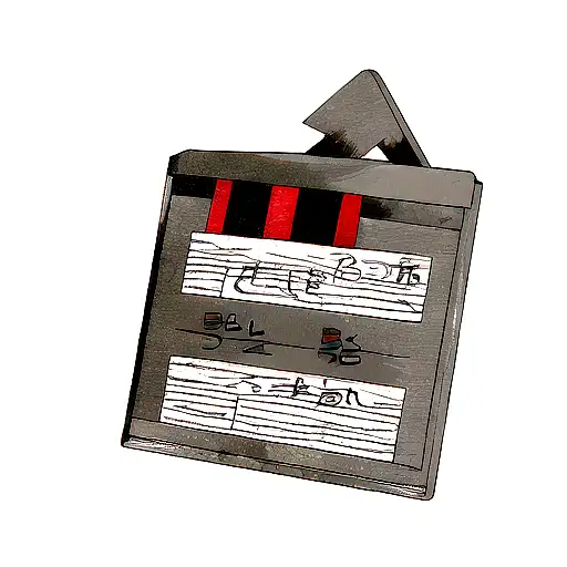 clapperboard tattoo design idea