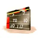clapperboard tattoo design idea