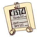 clapperboard tattoo design idea