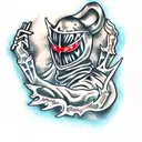 artorias and solaire tattoo design idea