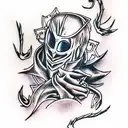 artorias and solaire tattoo design idea