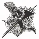 The Miner tattoo design idea