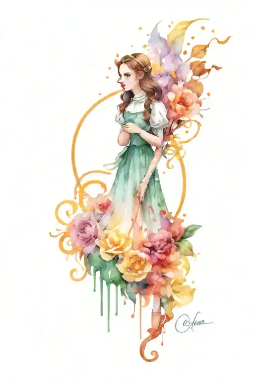 wizard of oz tattoo design idea