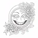 a smiley face tattoo tattoo design idea