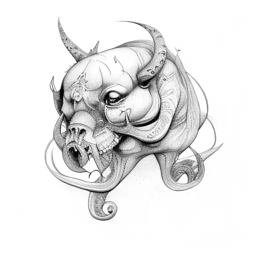 bdsm master and slave with initials F and L tattoo design idea