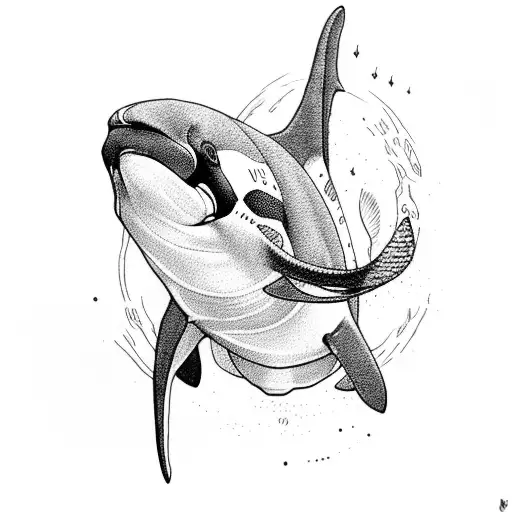 orca tattoo design idea
