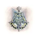 Poseidons Trident tattoo design idea