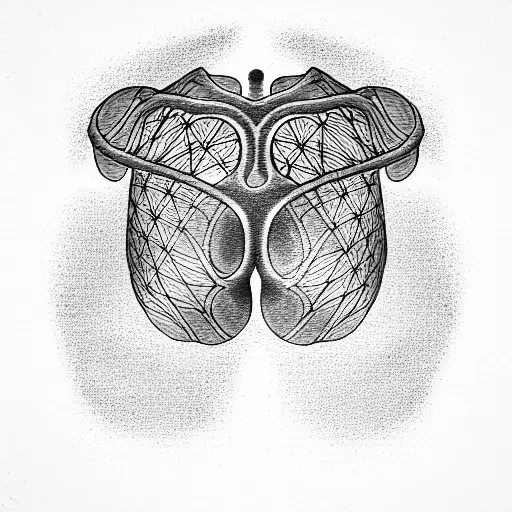 lungs tattoo design idea