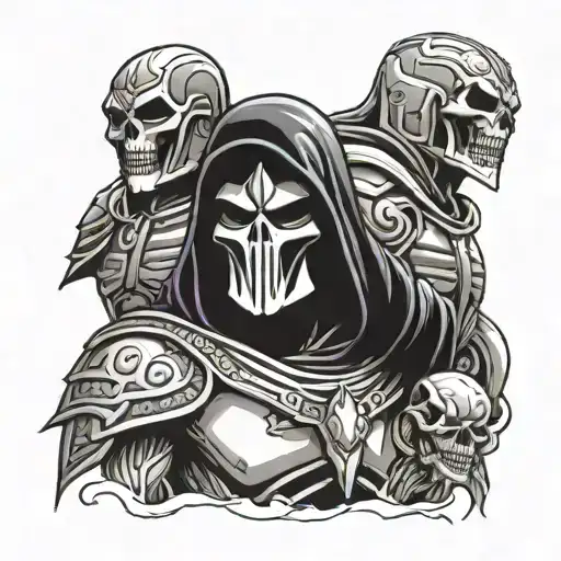Megatron,mum-ra and skeletor tattoo design idea