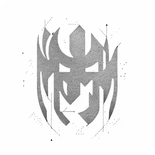 A minimalist design of a runner's silhouette with the word 'endurance' incorporated tattoo design idea