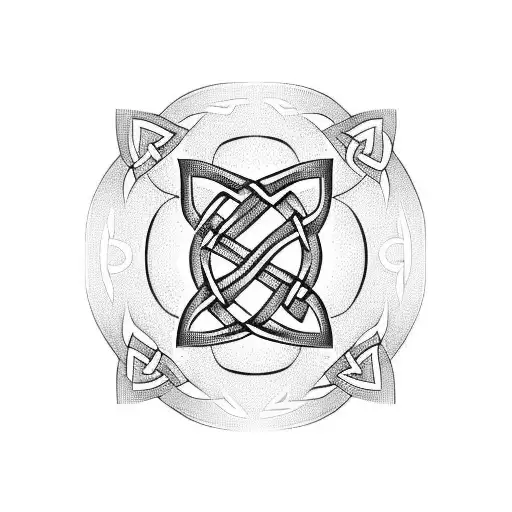 Celtic Knot and Hawaiian tattoo design idea