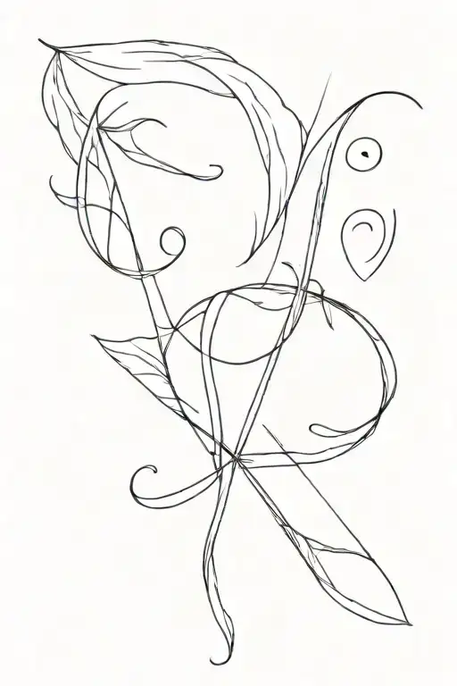 pay homage using the initials "L A L C M D J W" tattoo design idea