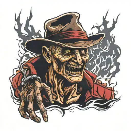 Freddy Krueger tattoo design idea