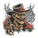 Freddy Krueger tattoo design idea