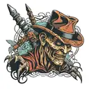 Freddy Krueger tattoo design idea